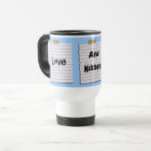 Mug De Voyage Notes d'amour pour ma tante (Devant gauche)
