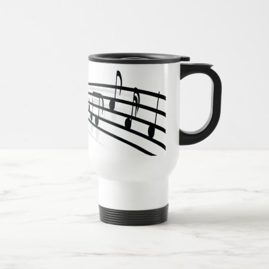 Mug De Voyage Notes de musique (Droite)