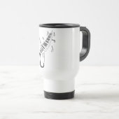 Mug De Voyage Notes de piano et de musique (Devant droit)