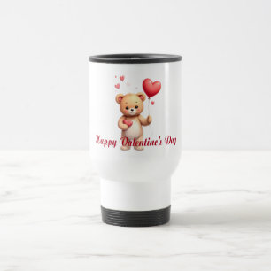 Mug De Voyage Nounours Ourson en Peluche avec Cœur – Joyuse Sain