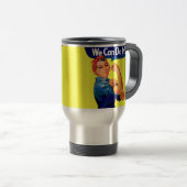 Mug De Voyage Nous Pouvons Le Faire - Motivation Pop Art (Devant droit)