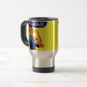 Mug De Voyage Nous Pouvons Le Faire - Motivation Pop Art (Devant gauche)