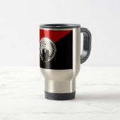 Mug De Voyage Nous sommes drapeau anonyme d'anarchiste (Devant droit)