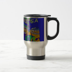Mug De Voyage Nous sommes plus forts ensemble drôle USA Hope mot