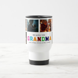 Mug De Voyage Nous Vous Aimons Grand-Mère Personnalisé 6-Photo