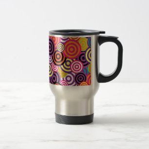 Mug De Voyage Nouveau cercle art Abstrait