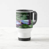 Mug De Voyage Nouveau début Papillon Inspiration Citation (Devant droit)