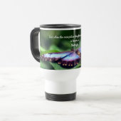 Mug De Voyage Nouveau début Papillon Inspiration Citation (Devant gauche)