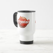 Mug De Voyage Nouveau logo de Krystal (Devant gauche)