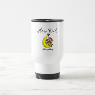 Mug De Voyage Nouveau papa des T-shirts et des cadeaux jumeaux