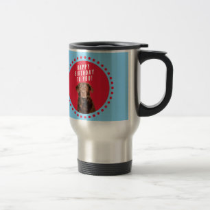 Mug De Voyage Nouvel anniversaire joyeux du chien de triever Bro