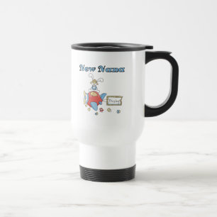 Mug De Voyage Nouvelle Nana de T-shirts et cadeaux d'avion-garço