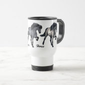 Mug De Voyage Nouvelle Vogue Cheval Islandais (Devant droit)