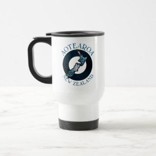 MUG DE VOYAGE NOUVELLE-ZÉLANDE CARTE PAUA