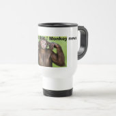 Mug De Voyage Nouvelles de singe ! (Devant droit)
