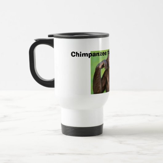 Mug De Voyage Nouvelles de singe ! (Gauche)