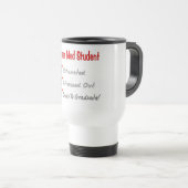 Mug De Voyage Nucléaire Med Student "Prêt À Diplômer !" (Devant droit)