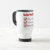 Mug De Voyage Nucléaire Med Student "Prêt À Diplômer !" (Devant gauche)