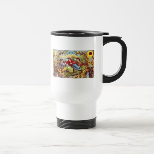 Mug De Voyage Nuggets d'or Antique Étiquette Cigar (Droite)