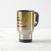 Mug De Voyage Nurse Superhero (Devant droit)
