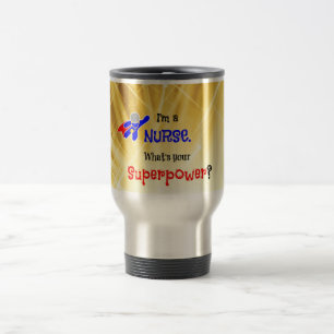 Mug De Voyage Nurse Superhero