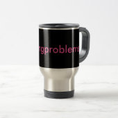 Mug De Voyage #nursingissues noir & rose (Devant droit)