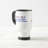 MUG DE VOYAGE OBAMA 2012 (Devant gauche)