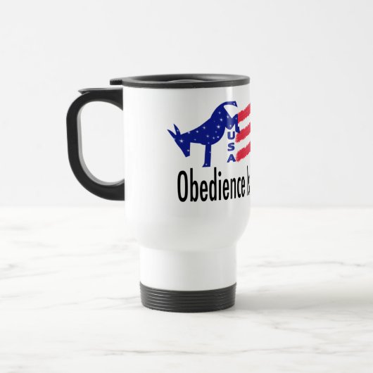 Mug De Voyage Obéissance patriotique (Gauche)