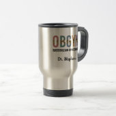 Mug De Voyage OBGYN obstétricien gynécologue Empreinte de léopar (Devant droit)