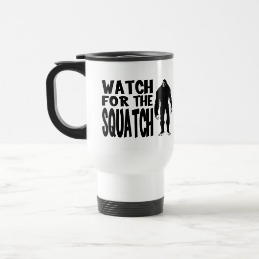 Mug De Voyage Observez pour le SQUATCH ! (Gauche)