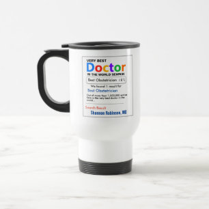 Mug De Voyage Obstétricien Personnalisé Meilleur Cadeau Docteur 