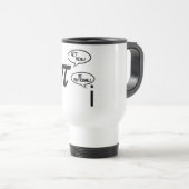 Mug De Voyage Obtenez vrai (Devant droit)