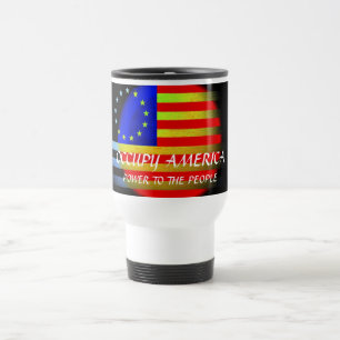 MUG DE VOYAGE OCCUPER LA PUISSANCE AMÉRICAINE AU PEUPLE