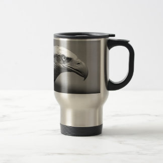 Mug De Voyage Oeil d'aigle noir et blanc