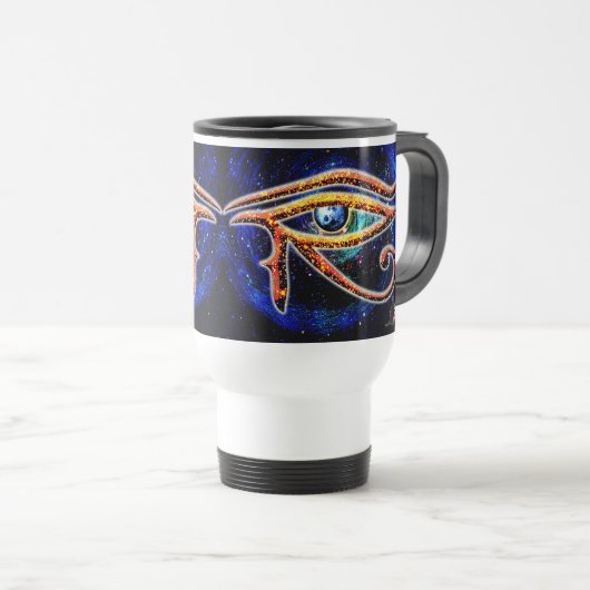 Mug De Voyage Œil d'Horus (Devant droit)
