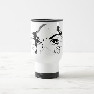 Mug De Voyage oeil humain et dessin manuel
