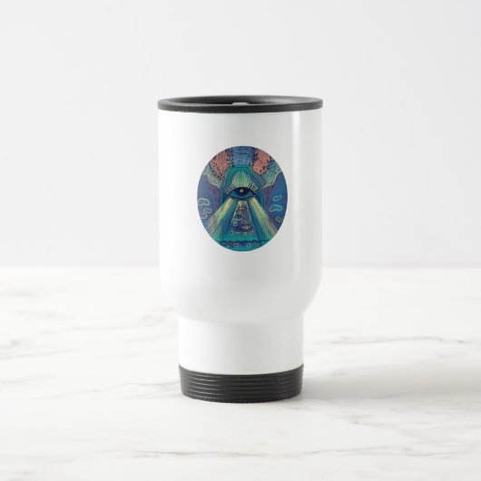 Mug De Voyage oeil symbolique (Centre)