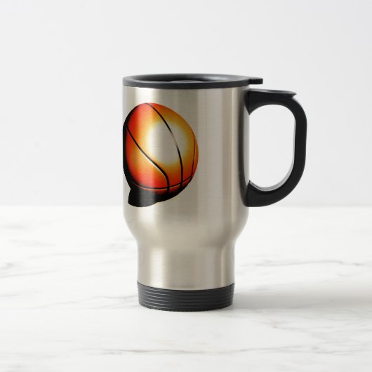 Mug De Voyage Oeuvre de basket-ball (Droit)