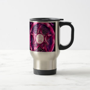 Mug De Voyage Oeuvre rose Pentacle