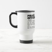 Mug De Voyage Officier de police (Gauche)