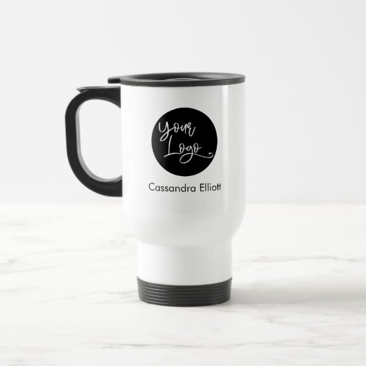 Mug De Voyage Offre promotionnelle de logo d'entreprise avec nom (Gauche)