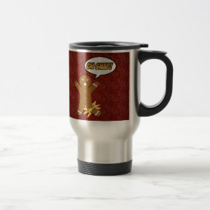 Mug De Voyage Oh rupture ! Bonhomme en pain d'épice drôle