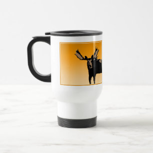 Mug De Voyage Oie au coucher du soleil - Art original de la faun