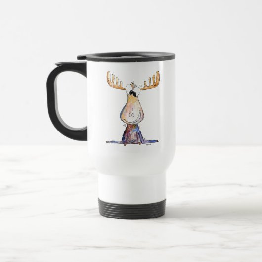 Mug De Voyage Oie blanche mignonne (Gauche)