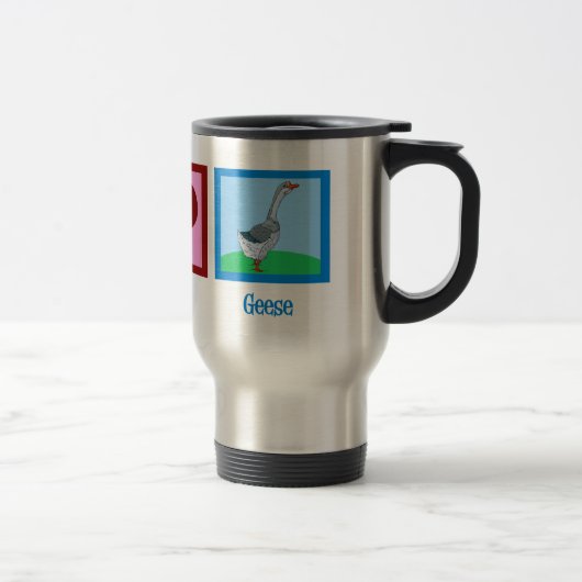Mug De Voyage Oie de paix (Droit)