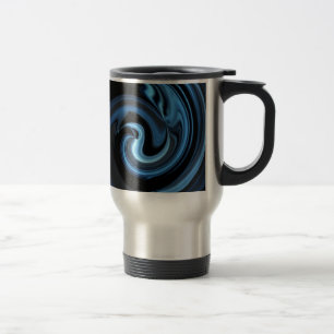 Mug De Voyage Oiseau bleu Abstrait *personnalisez*