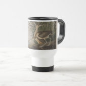 Mug De Voyage Oiseau de Courlis à long bec Audubon (Devant droit)