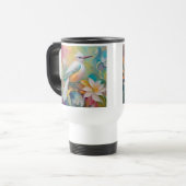Mug De Voyage Oiseau Fantastique à Dos Doré Touffu (Devant gauche)