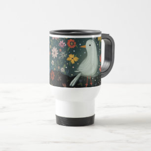 Mug De Voyage Oiseau floral