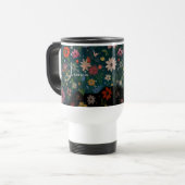 Mug De Voyage Oiseau floral (Devant gauche)